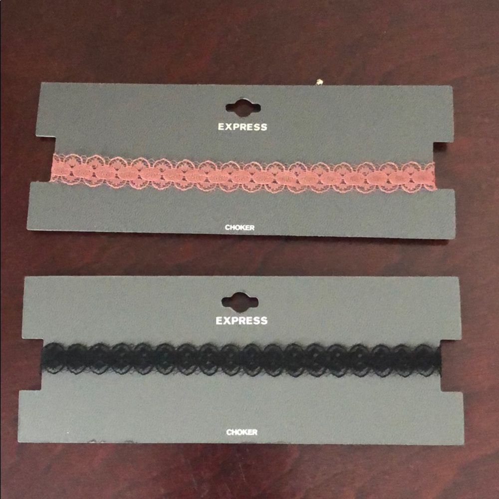 Express choker necklaces